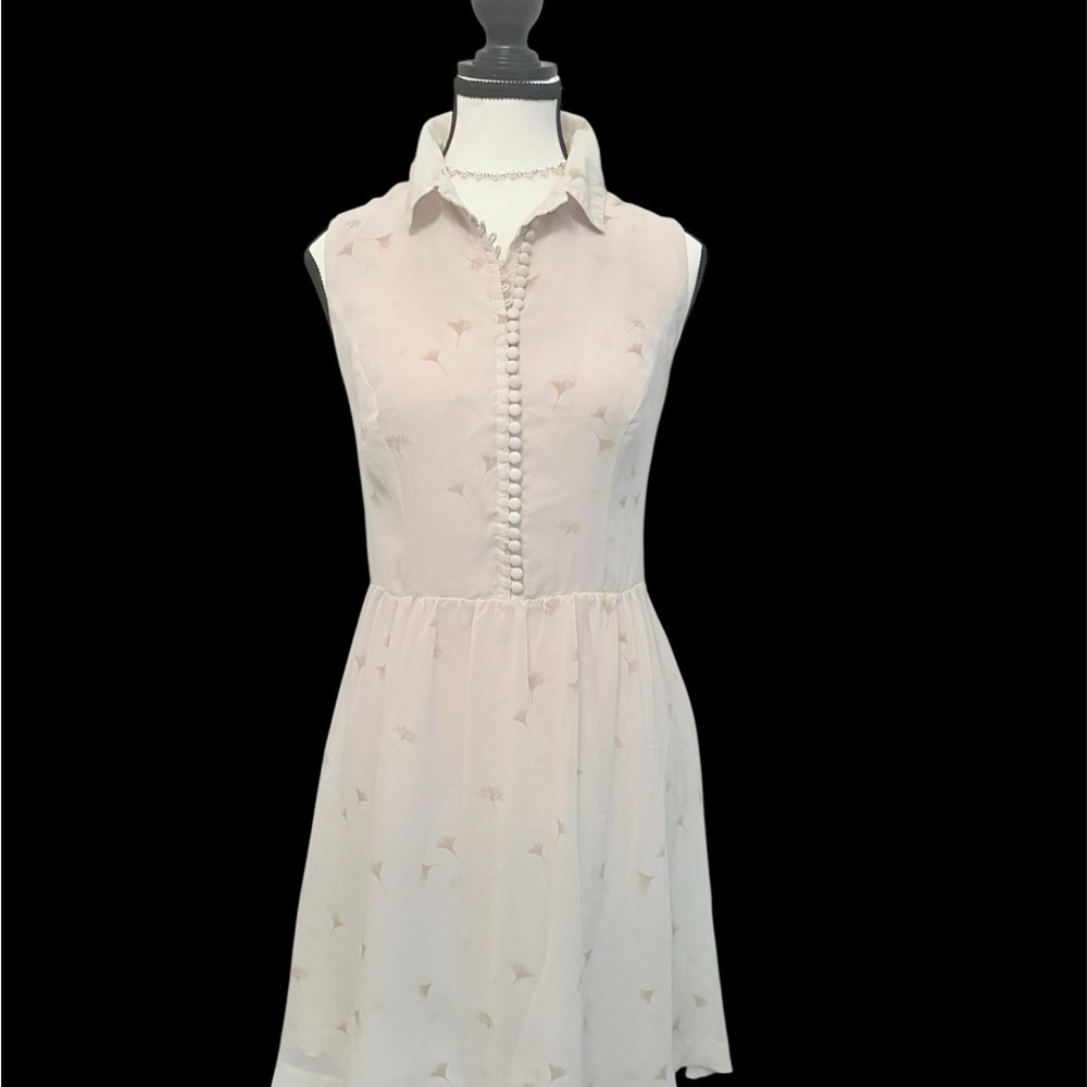 Kensie Tan Sleeveless A-Line Dress
